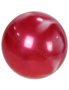 Pelota Marmolada Roja-Blanca