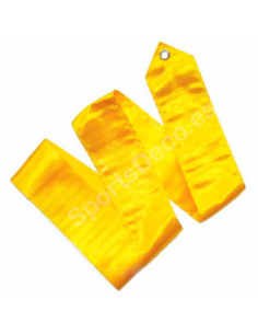 Cinta Gimnasia Rítmica Iniciacion monocolor Amarilla