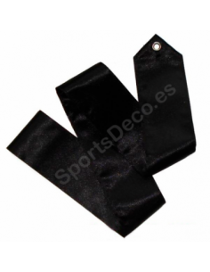 Cinta Gimnasia Rítmica Iniciacion monocolor Negra