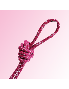 Magenta Oscuro con láminas de plata