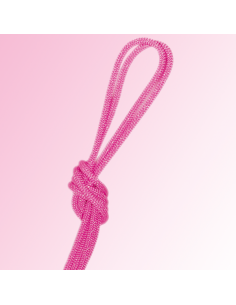 Rosa Fluorescente con láminas de plata