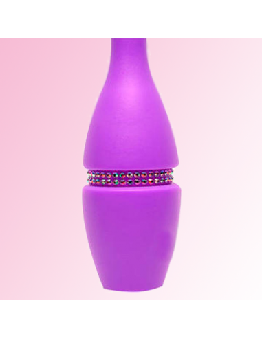 Rosa Viola con cristal AB