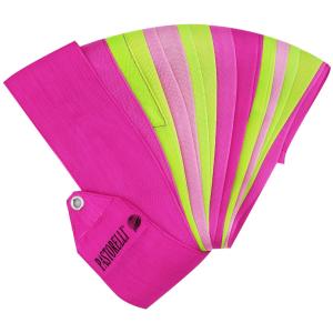 Cinta Multicolor Competición Pastorelli Magenta-Verde Lima-Rosa