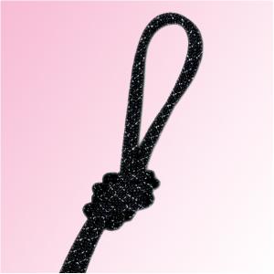 Negra con láminas de plata