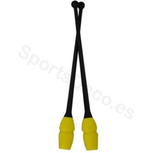 Mazas Masha Engarzables Bicolor Pastorelli 40,50CM (Negro-Amarillo)