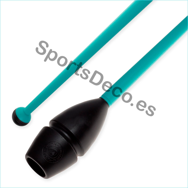 Mazas Iniciación 41cm Negra/Aguamarina