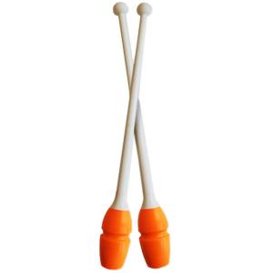 MAZAS MASHA ENGARZABLES BICOLOR Pastorelli 45,20CM (Blanco-Naranja)