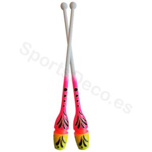 Mazas Aerografo Blanca-Rosa-Amarilla