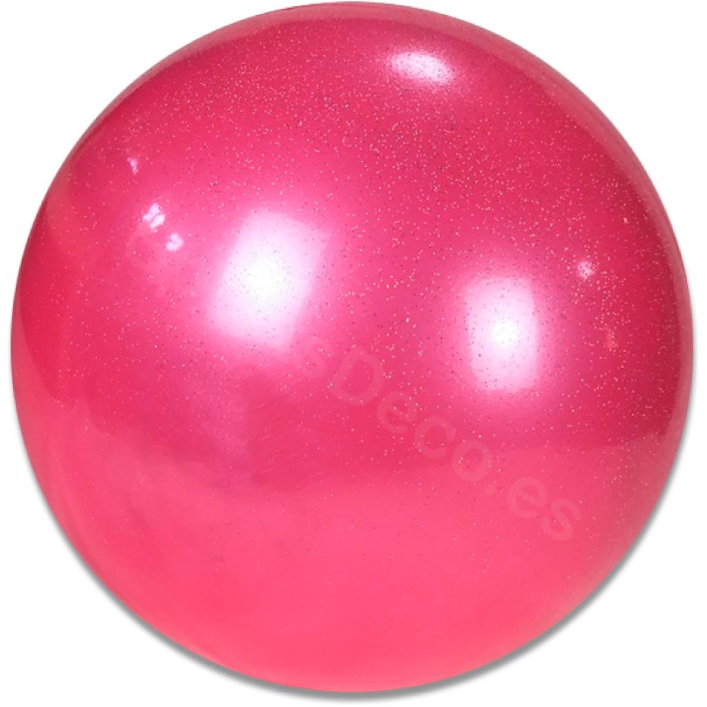 Pelota Iniciación Purpurina Rosa