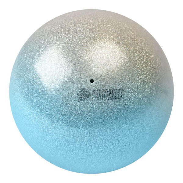 Pelota Pastorelli Glitter Esfumata Plata-Celeste Pelota Pastorelli Glitter Esfumata Plata-Celeste
