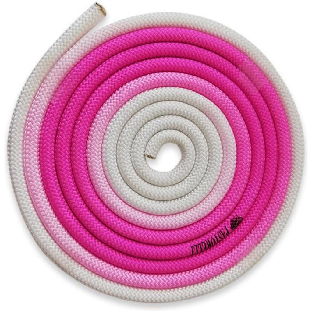 Cuerda Multicolor Rosa Fluo - Blanco Óptico