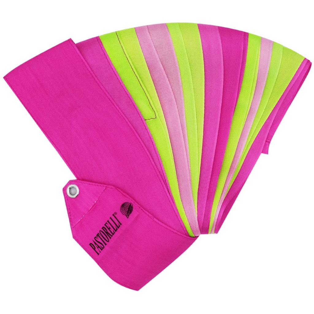 Cinta Multicolor Competición Pastorelli Magenta-Verde Lima-Rosa