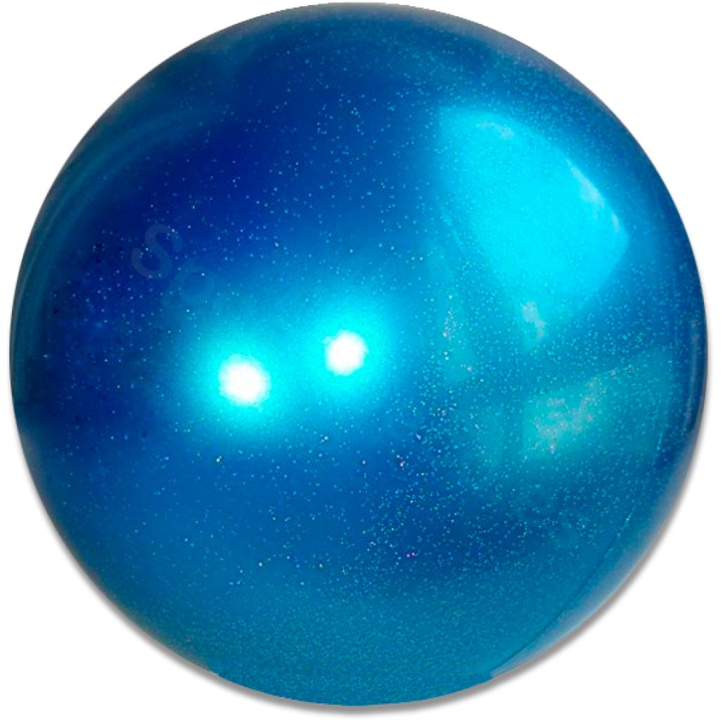 Pelota Iniciación Purpurina Azul