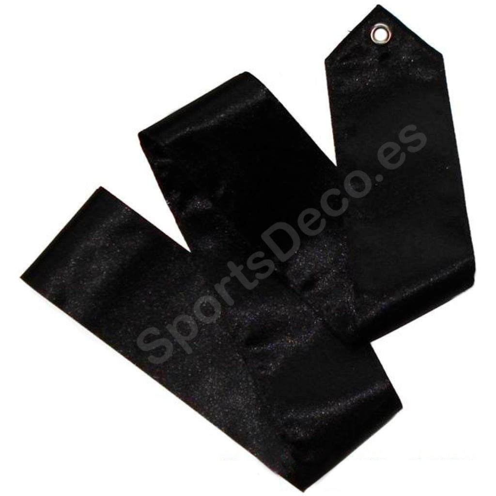 Cinta Gimnasia Rítmica Iniciacion monocolor Negra