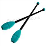 Mazas Iniciación 41cm Aguamarina/Negro