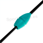 Mazas Iniciación 41cm Aguamarina/Negro