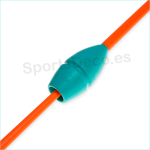 Mazas Iniciación 41cm Aguamarina/Naranja