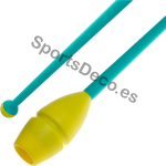 Mazas Iniciación 45cm Amarilla/Aguamarina