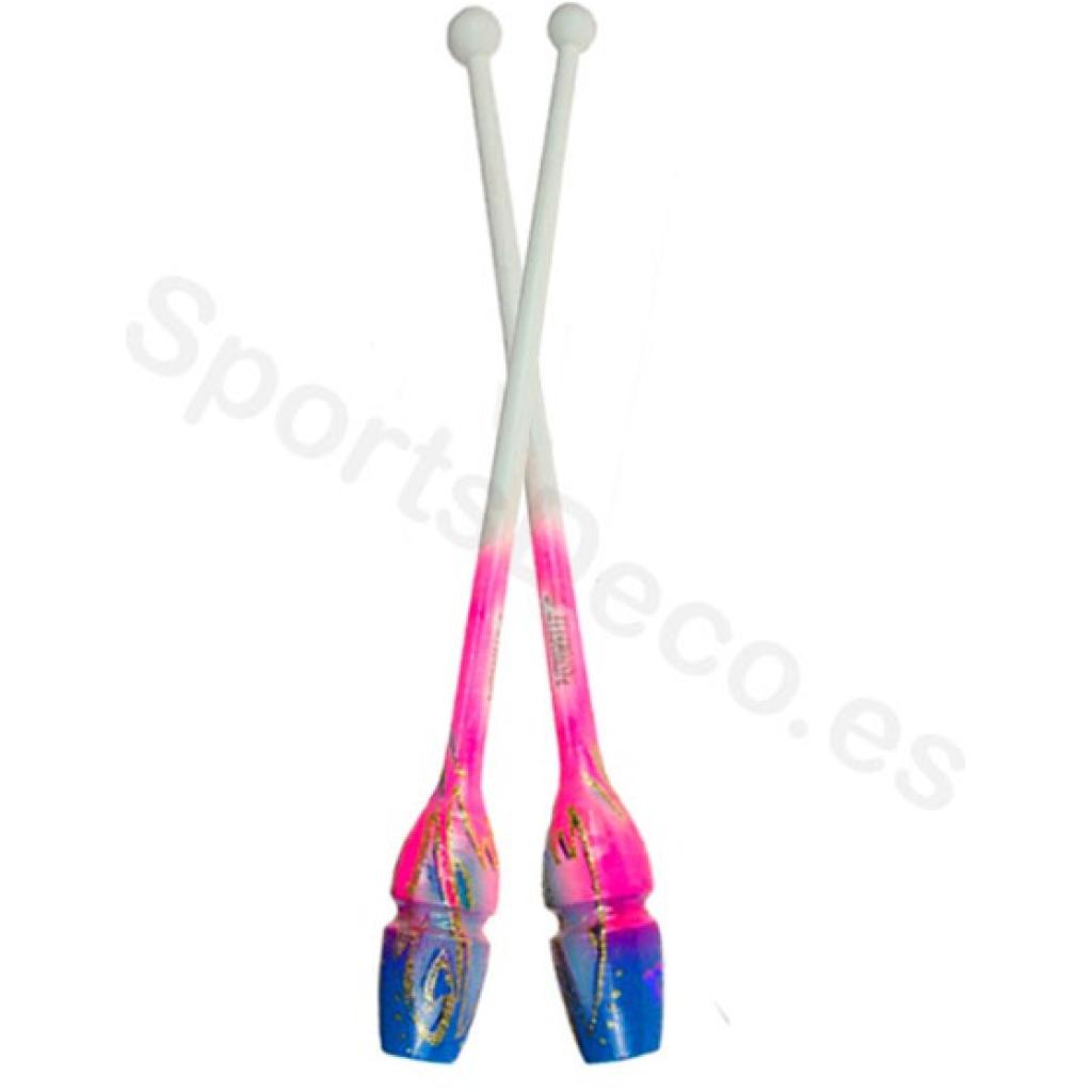 Mazas Aerografo Blanca-Rosa-Azul