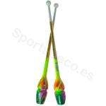 Mazas Aerografo Blanco-Amarillo-Verde