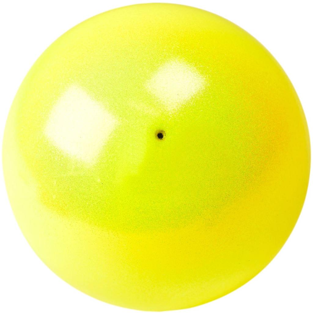 Pelota Pastorelli Glitter HV Amarilla 16cm