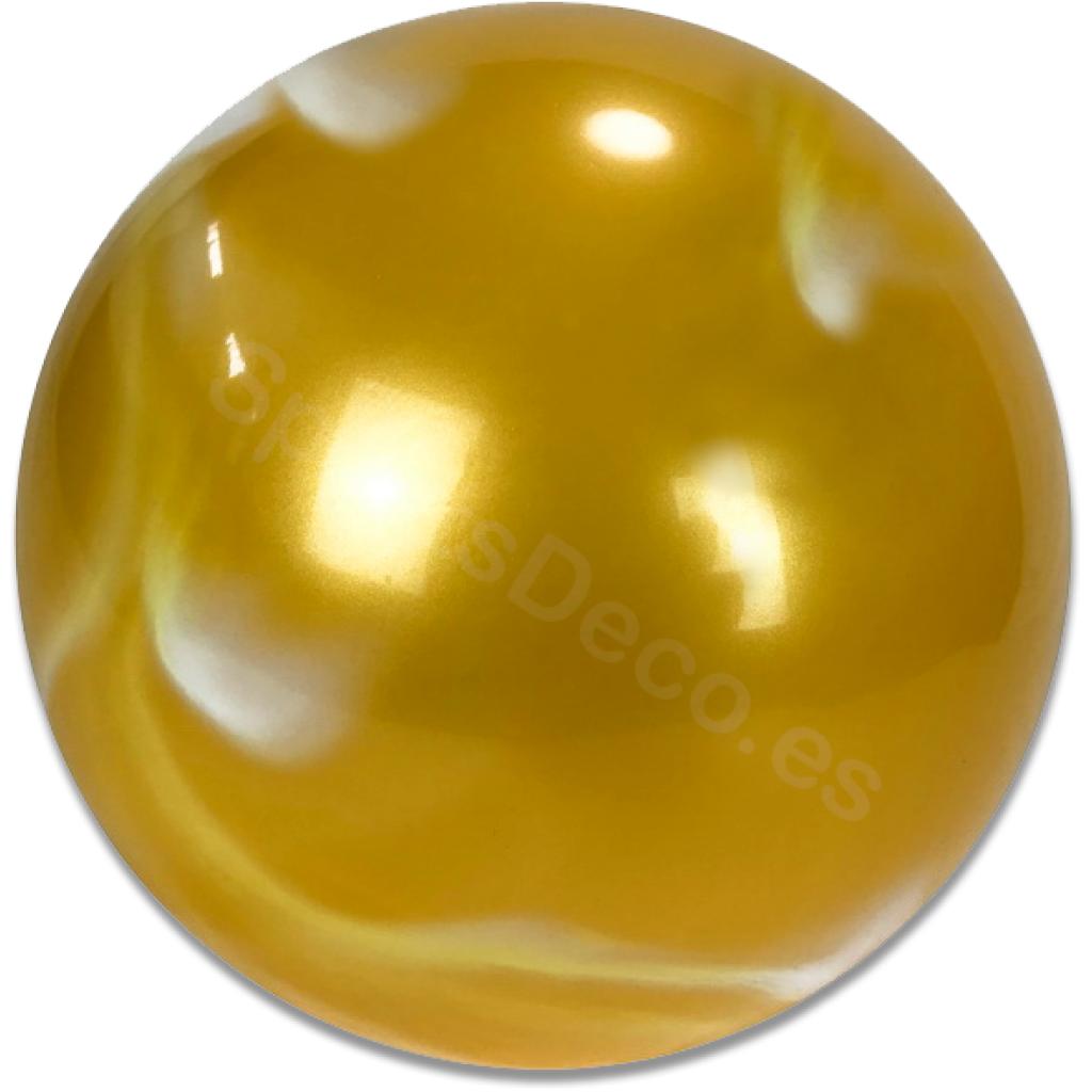 Pelota Marmolada Dorada-Blanca