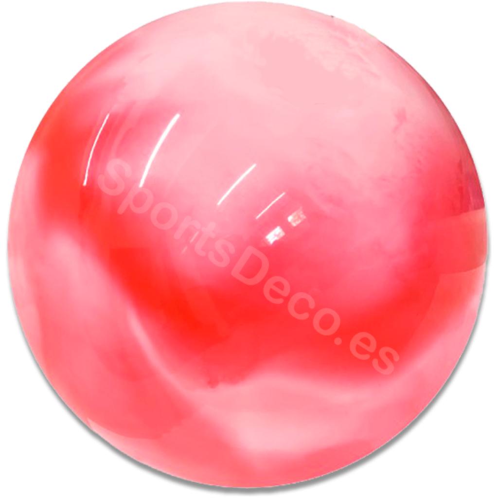 Pelota Marmolada Multicolor Rosa-Rojo