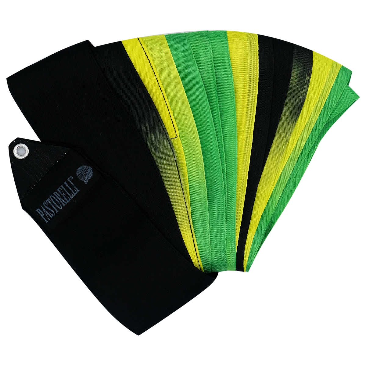 Cinta competición multicolor Pastorelli 02861_ Cinta Multicolor Competición Pastorelli Negro-Amarillo-Verde - Imagen 1