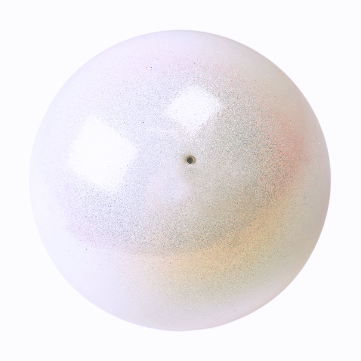 Pelota New Generation Blanca 02088 Pastorelli Glitter HV Blanco 16cm - Imagen 1